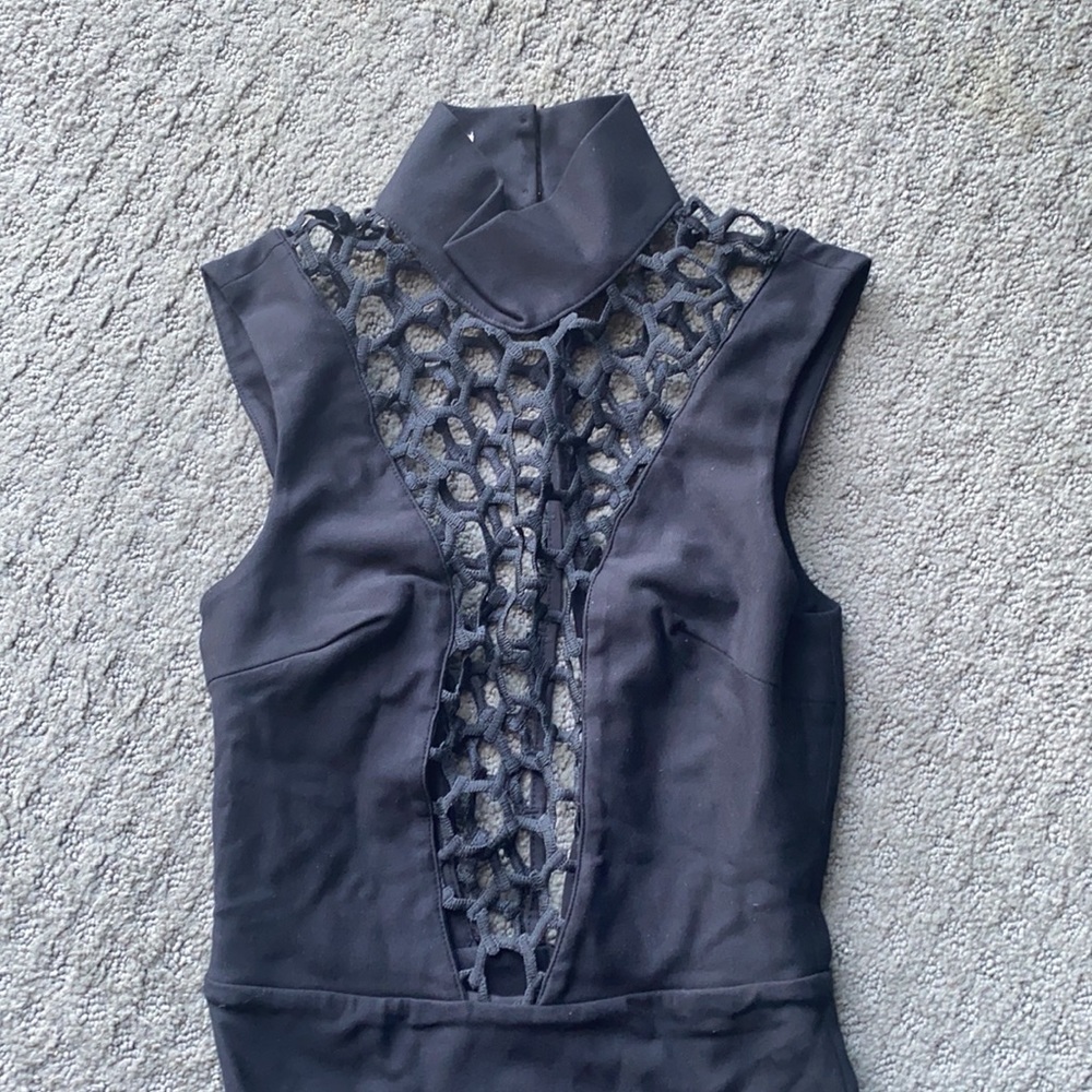 House Of CB, 'Tiana' Black Bodysuit, Size XS - Picture 3 of 8